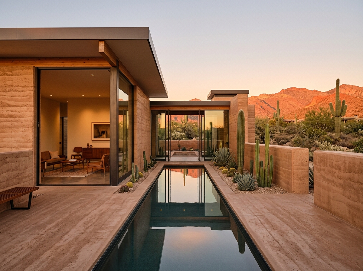 The Saguaro Rammed Earth Retreat